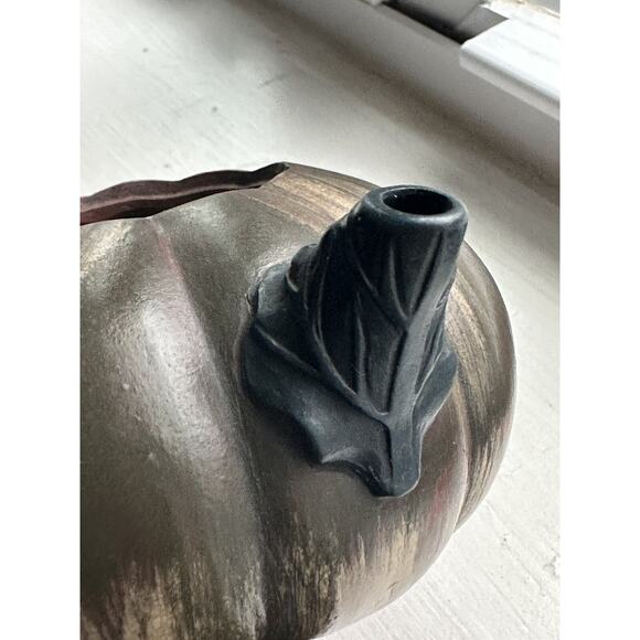 Zisha teapot Clay Pumpkin Gongfu Tea Pot Lady Bug Brown Handmade Yixing 5.5x3” - Picture 14 of 16